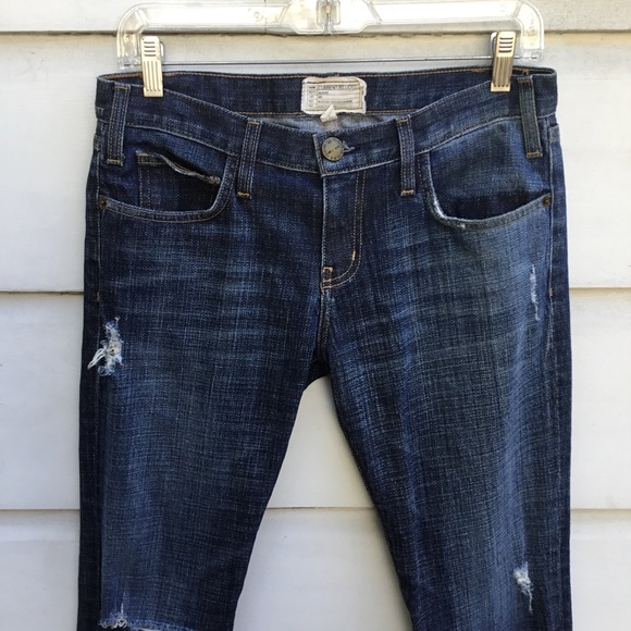 Current Elliott The Roller destroyed hoodlum jeans - Picture 2 of 8